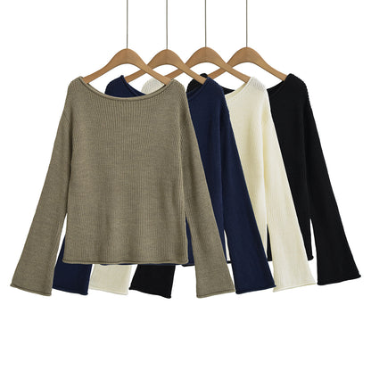 Pull Épaule Dénudée — Style Chic & Moderne