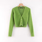 Cardigan Col V Manches Longues — Élégance Casual