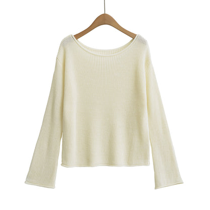 Pull Épaule Dénudée — Style Chic & Moderne
