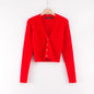 Cardigan Col V Manches Longues — Élégance Casual