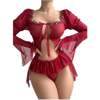Robe de nuit à bretelles
