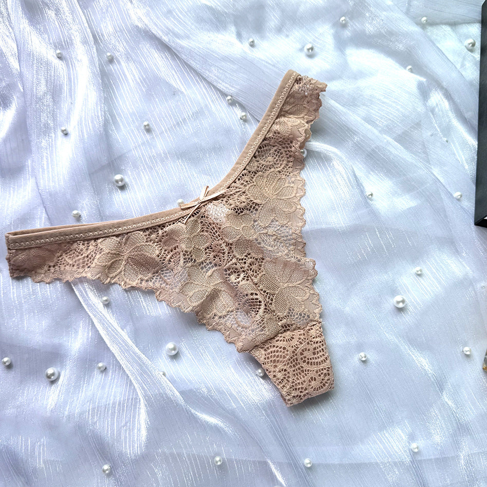 Culotte en dentelle taille basse
